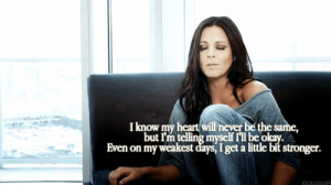 Sara Evans A Little Bit Stronger Lyrics