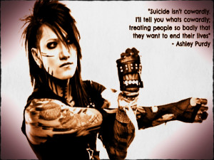 Black Veil Brides Ash quote