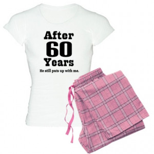 60th Anniversary Funny Quote Women's Light Pajamas
