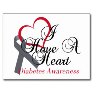 Have A Heart For Diabetes Awareness Postcard