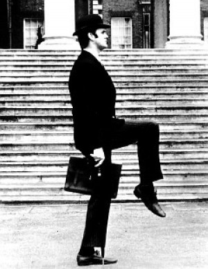 John Cleese, formerly a high-ranking official in the Ministry of Silly ...