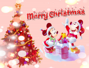 Navidad Fondos Minnie Mouse