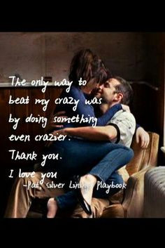 ... something even crazier. Thank you. I love you