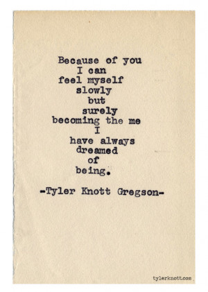 Poems and photos by Tyler Knott + poem giveaway!