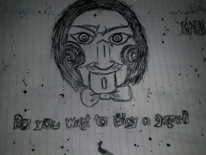 Saw-Do you want to play a game by NidaART