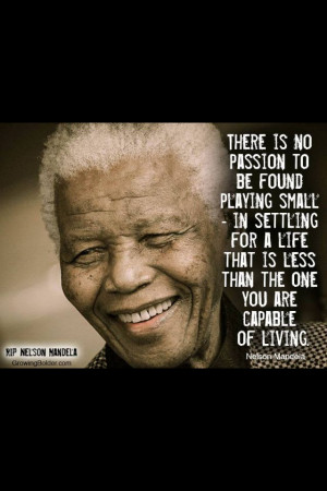 One person CAN make a world of difference. Rest well Mandiba