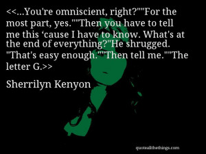 Sherrilyn Kenyon Quotes