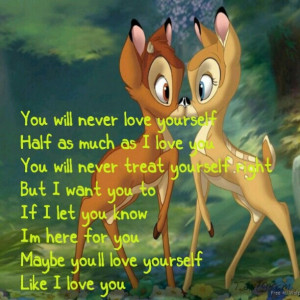 Disney Bambi Quotes Love, bambi, disney. via ♥ rachelle