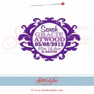 Birth Sayings (548) Birth Saying Made To Order 5x7 or 6x10