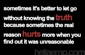 truth hurts