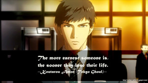 The more earnest someone is, the sooner they lose their life.