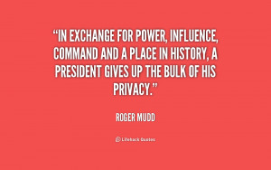 In exchange for power, influence, command and a place in history, a ...