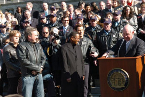 WILD HOGS FILM STARS JOIN GEORGIA GOVERNOR SONNY PERDUE AT STATE ...