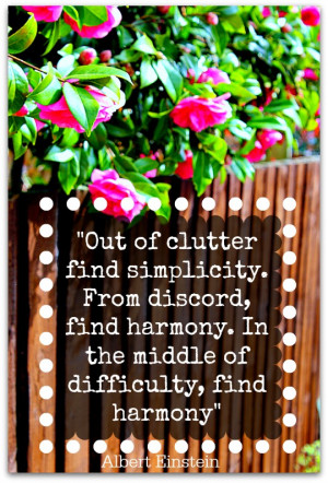 ... one of these quotes about clutter something that you can relate to