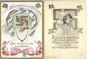 Swastika good luck quotes in american greeting cards