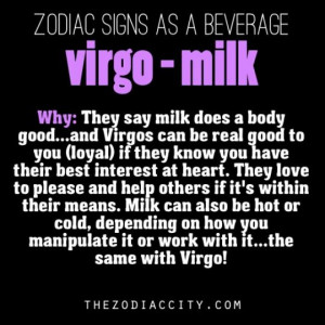 Virgo as Beverage