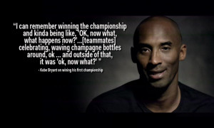After winning his first championship.