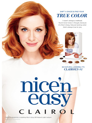 Christina Hendricks Is the New Face of Clairol Nice 'n Easy - Bringing ...