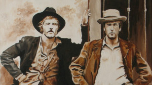 Tags Acrylic Butch Cassidy The Sundance Kid Newman Paint picture