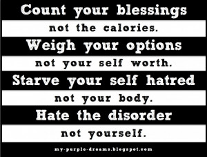 Feeling Down Quotes And Sayings: Count Your Blessings Quote On Black ...
