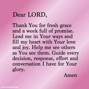 Good Morning Prayer Quotes