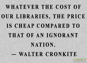 ... .” -Walter Cronkite Click through for more quotes on education