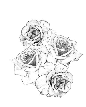 Rose tattoo design by JackLumber