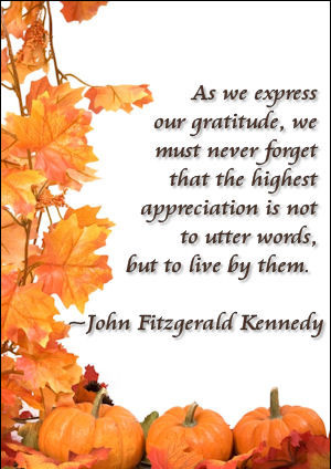 25 Thanksgiving, Gratitude Quotes