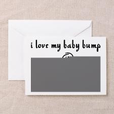 Baby Bump Stick Mom Greeting Cards (Pk of 10) for