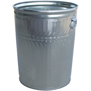 Galvanized Trash Cans with Lids
