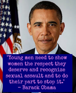 ... quotes from men who take a stand against violence against women