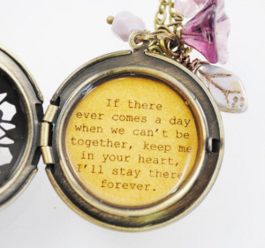 Women's Locket Friendship Jewelry Winnie by busybeezchickadeez, $36.00