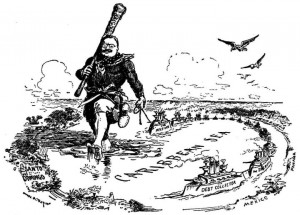 Theodore Roosevelt Big Stick Cartoon