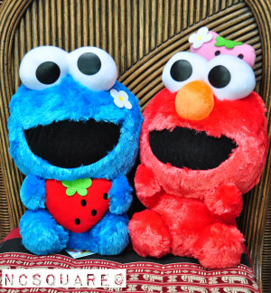 Cookie Monster And Elmo...