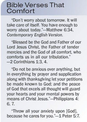 Bible verses that comfort