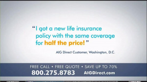 AIG Direct TV Spot, 'Quotes' - Screenshot 5