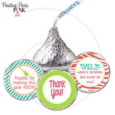 Printable Hershey Kiss Labels for Teacher Appreciation available for ...