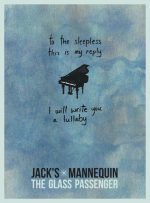 Jacks Mannequin - Hammers and Strings (a lullaby)