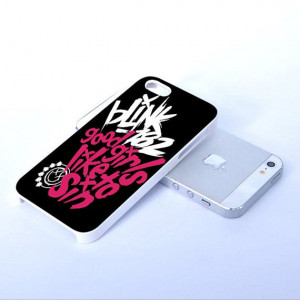 Blink 182 Quote Band - Print on Hard Cover - iPhone 5 Case - iPhone 4 ...