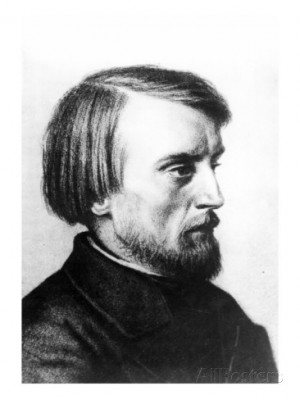 Portrait of Vissarion Grigorievich Belinsky Giclee Print