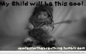 children, cute, greyscale, quote, quotes, star wars, star wars baby