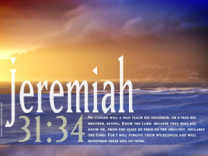 Jeremiah 31:34 – Know The Lord Papel de Parede Imagem