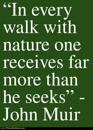 Walk with nature
