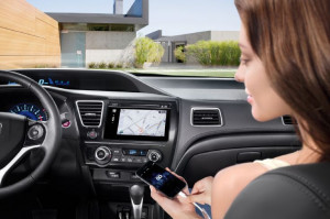 2014 Honda Civic Hybrid HondaLink Introduces Navigation App