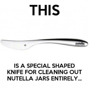 Nutella Jars Knife
