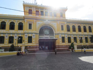 Mr Duong Van Ngo Picture of Central Post Office Ho Chi Minh City