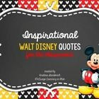 chalkboard style Walt Disney quote posters for the classroom! Quotes ...