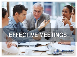 Effective Meetings by Operational Excellence Consulting