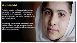 her story malala the girl who dared to question the