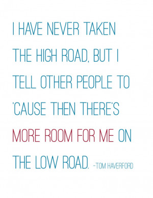 Tom Haverford Quotes High Road Pdf - tom haverford quote